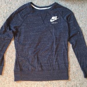 Blue Nike sweatshirt